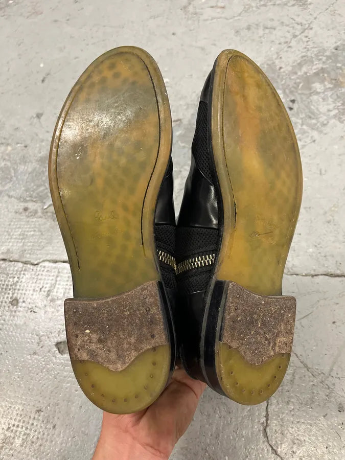 Paul Smith Black Leather Hybrid Boots (41eu/us8) vKVuYRp 6