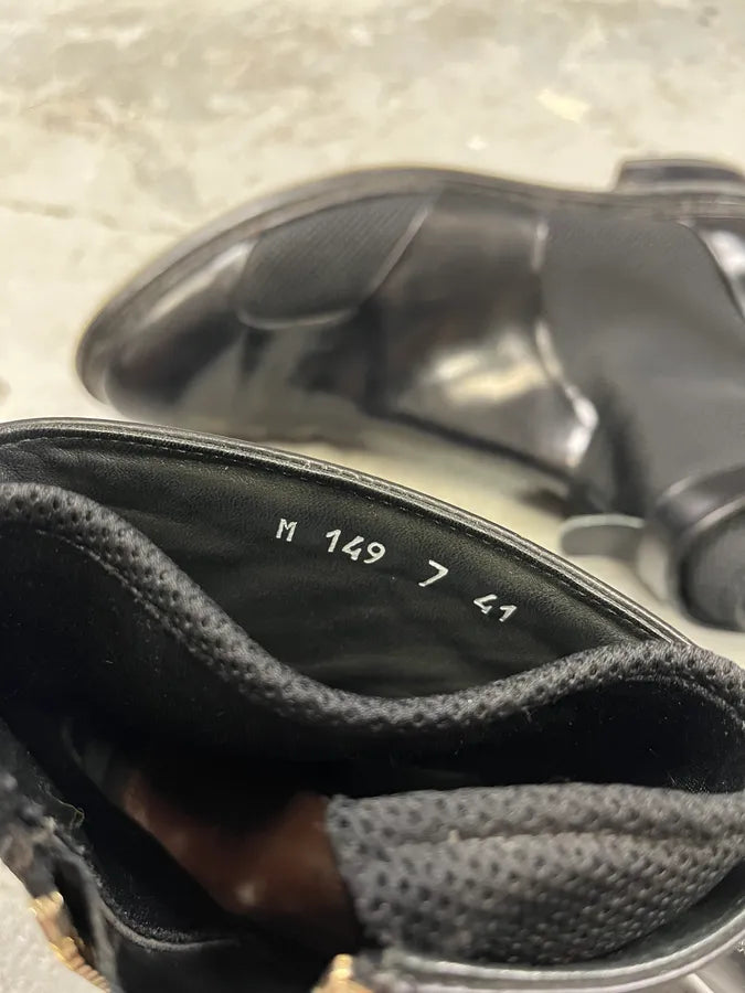 Paul Smith Black Leather Hybrid Boots (41eu/us8) vKVuYRp 8