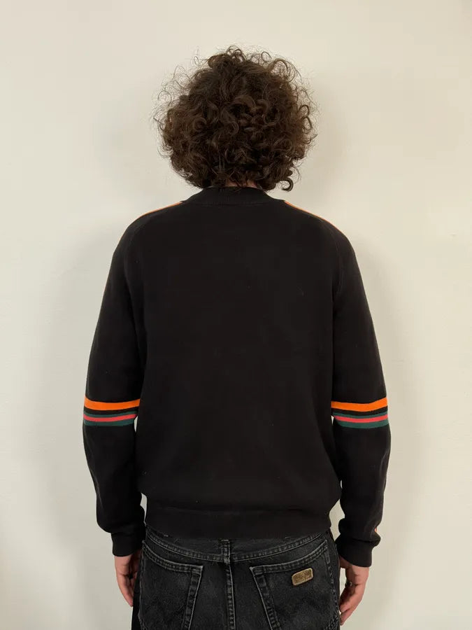 Paul Smith Black Lined Zip-up Cardigan Sweater VYmamIS 2