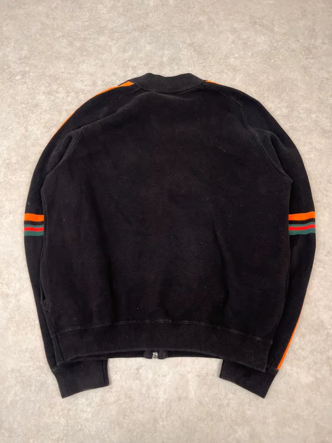 Paul Smith Black Lined Zip-up Cardigan Sweater VYmamIS 6