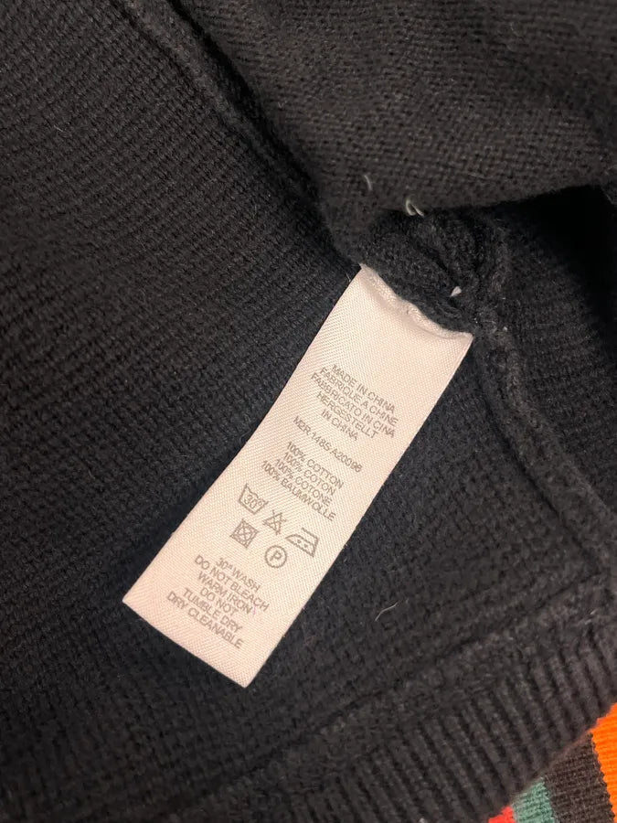 Paul Smith Black Lined Zip-up Cardigan Sweater VYmamIS 9