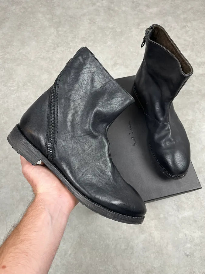 Paul Smith Black Tornado Zip Leather Boots RkQWiyQ 0