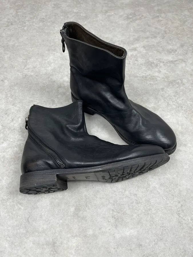 Paul Smith Black Tornado Zip Leather Boots RkQWiyQ 5