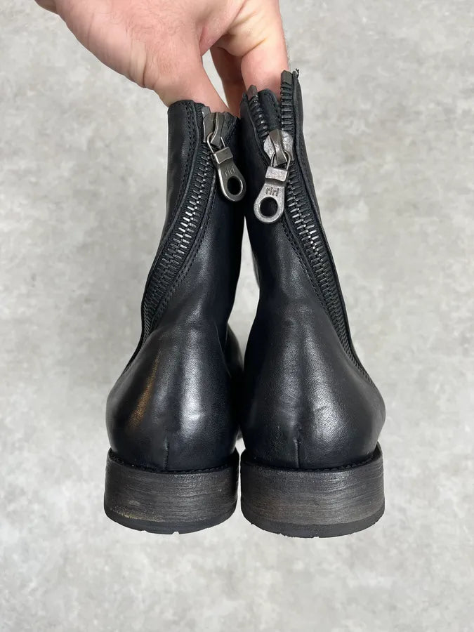 Paul Smith Black Tornado Zip Leather Boots RkQWiyQ 8