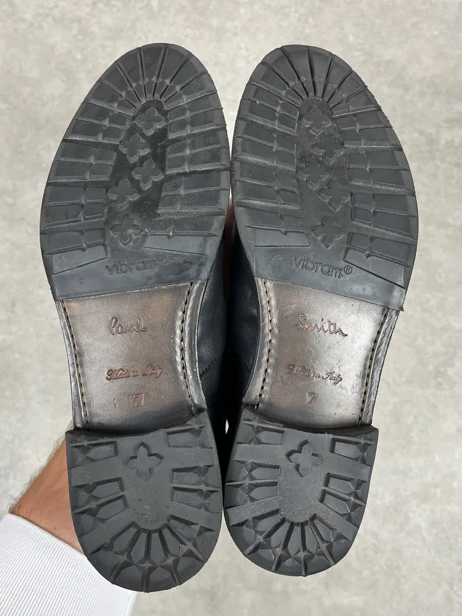 Paul Smith Black Tornado Zip Leather Boots RkQWiyQ 6