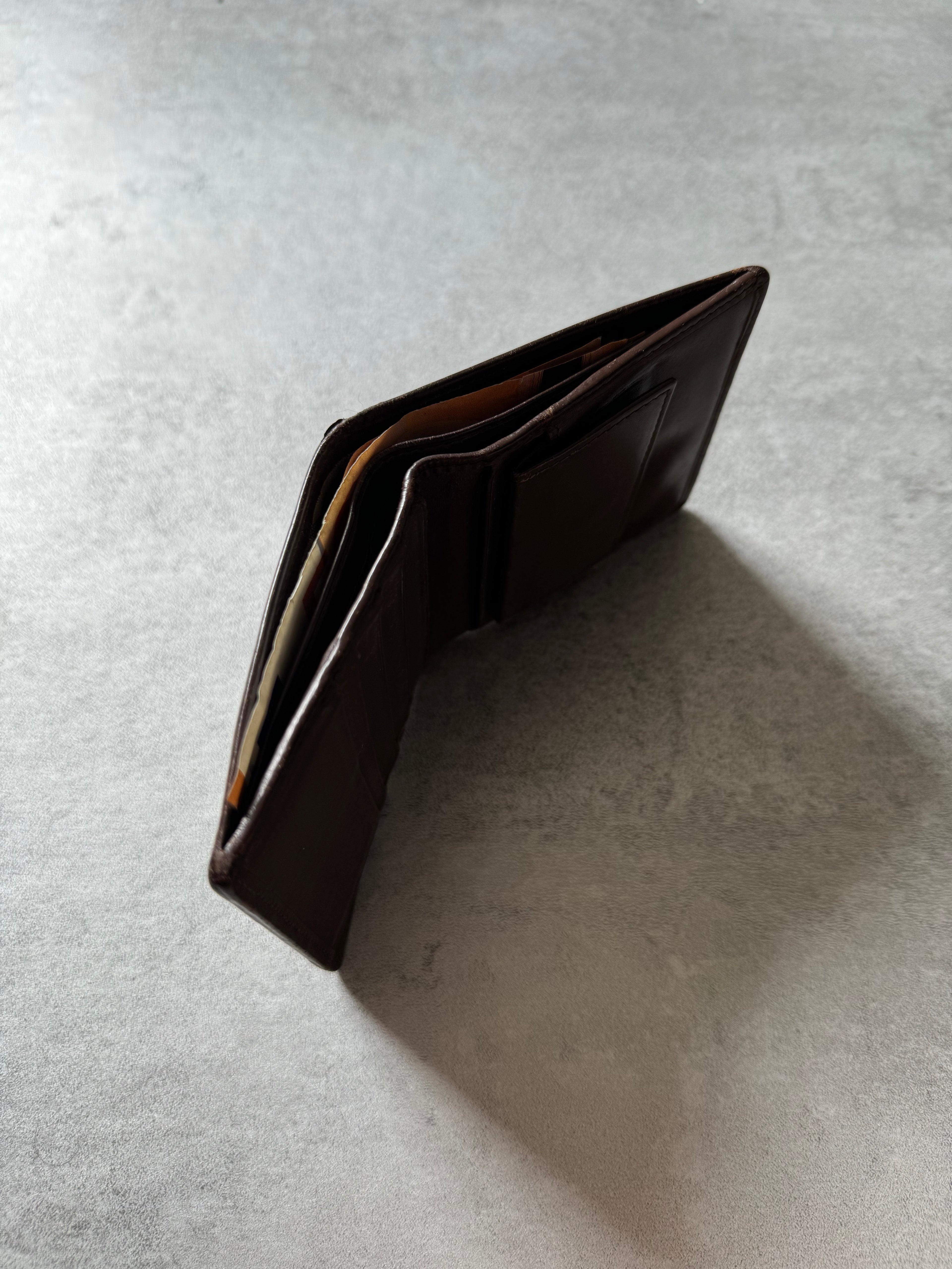 AW2006 Roberto Cavalli Freedom Brown Leather Wallet (OS) - 5