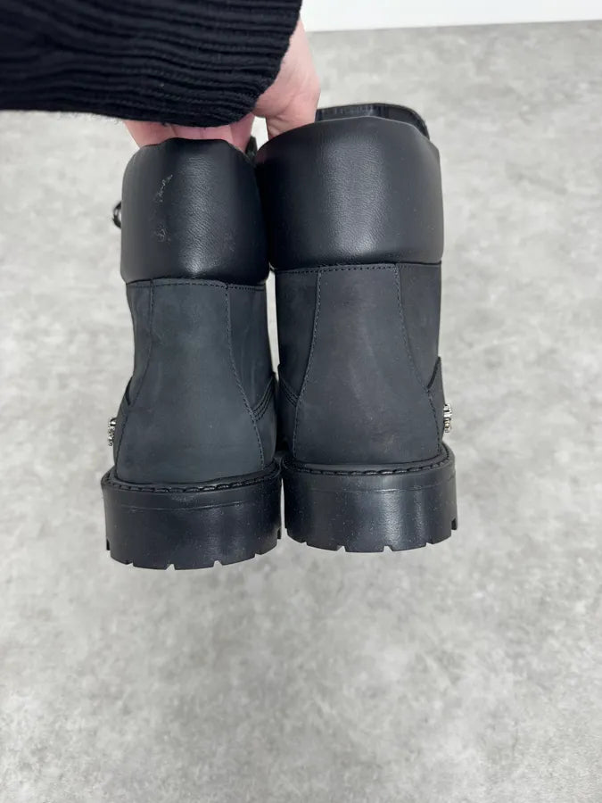 Philipp Plein Black Premium Leather Boots LwFfjvU 3