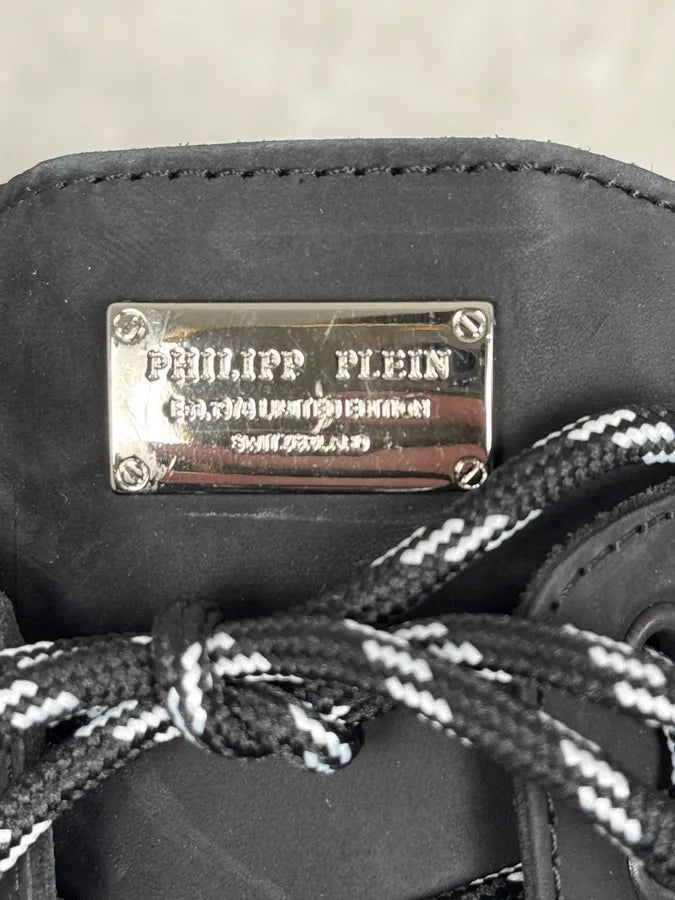 Philipp Plein Black Premium Leather Boots LwFfjvU 6