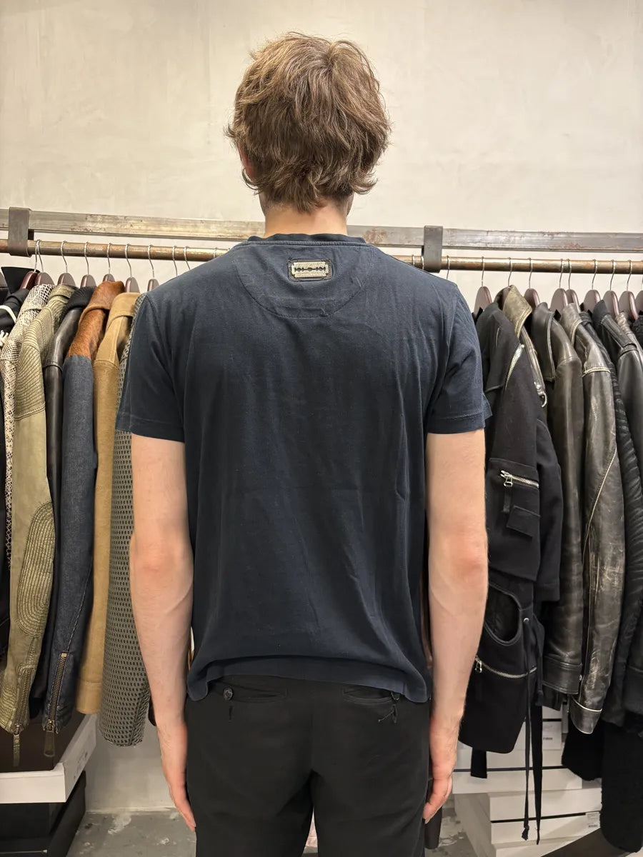 Philipp Plein Dobermann Gun Dog Navy T-Shirt fVtBGBL 2