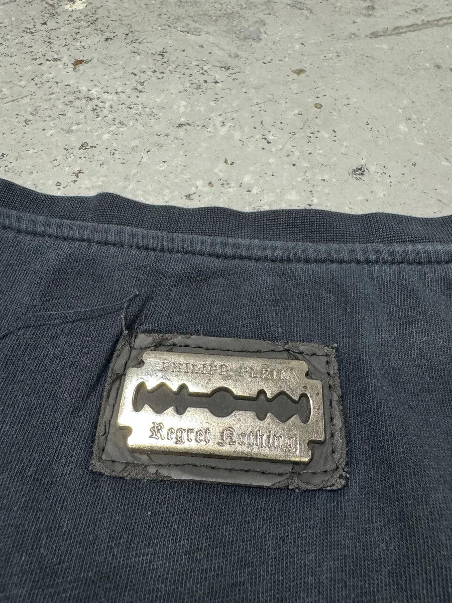 Philipp Plein Dobermann Gun Dog Navy T-Shirt fVtBGBL 5