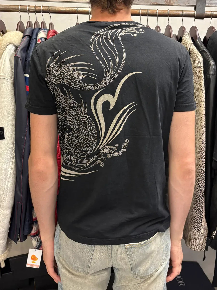 Philipp Plein Dragon Art Black T-Shirt Nfdzdks 2