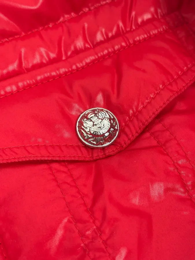 Philipp Plein Red Multi Zip Biker Puffer Jacket kbZICJi 7