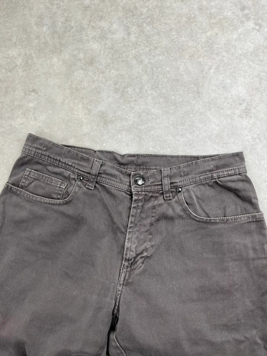 AW2011 Versace Grey Denim Medusa Hardware Jeans QUlGOKgJ 5