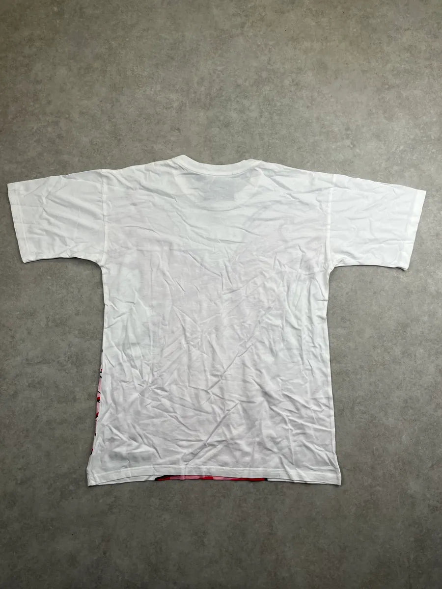 SS2017 Moschino White Pink Bow Trompe-l'Oeil Dress Paper Doll T-Shirt NTvQadBK 3