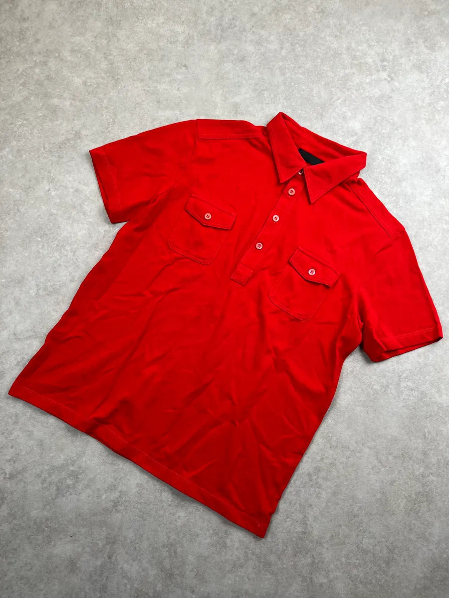2000s Prada Red Multi-Pocket Polo puHRVwGn 6