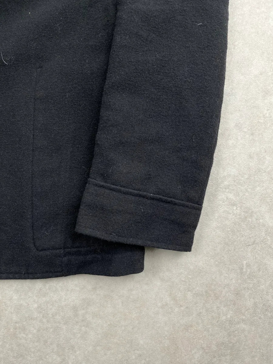 Dries Van Noten Black Wool Epaulette Military Light Jacket jtpzcAbO 8