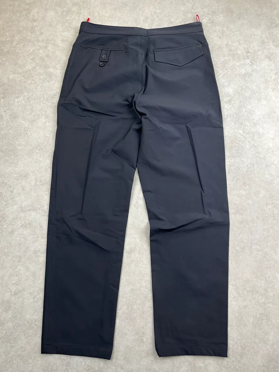 2000s Prada Dark Navy Nylon Technical Pants OqeSzHMS 4