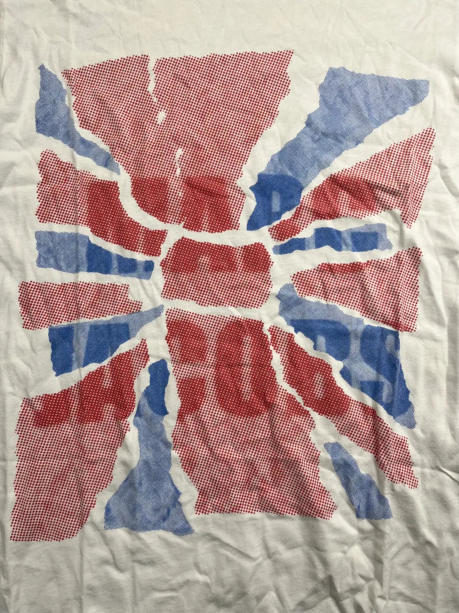 Marc Jacobs White Union Jack Logo T-Shirt fZjlibZD 8
