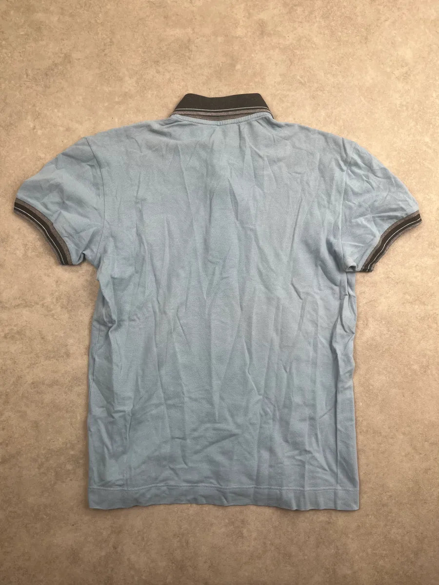 SS2007 Dolce & Gabbana Light Blue Logo Polo jvbkyCrN 3