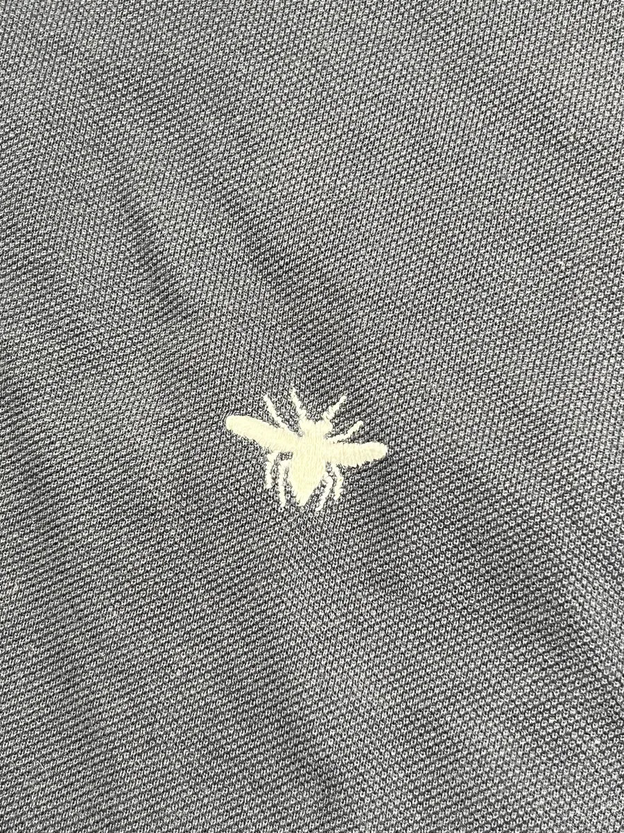 Dior Navy Bee Embroidered Piqué Polo DSNFeGyW 8