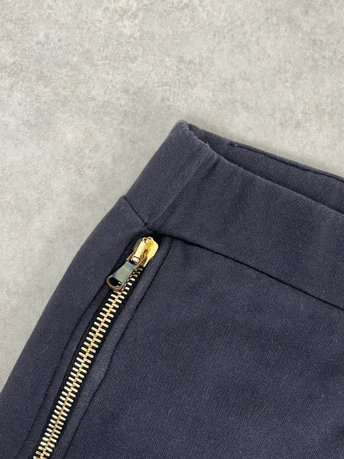 Pierre Balmain Asymmetrical Zip Navy Joggers nTvEHfu 10