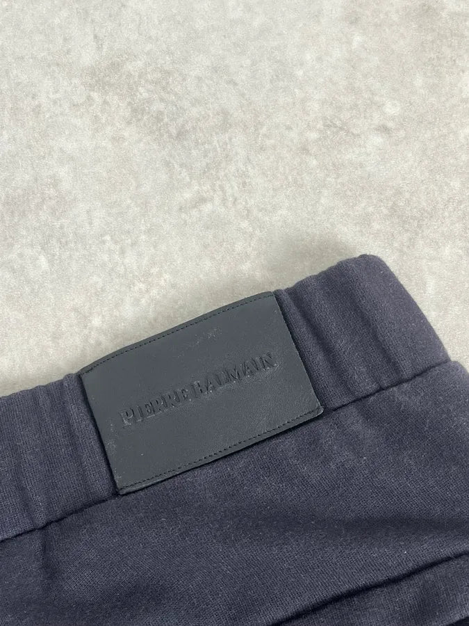 Pierre Balmain Asymmetrical Zip Navy Joggers nTvEHfu 9