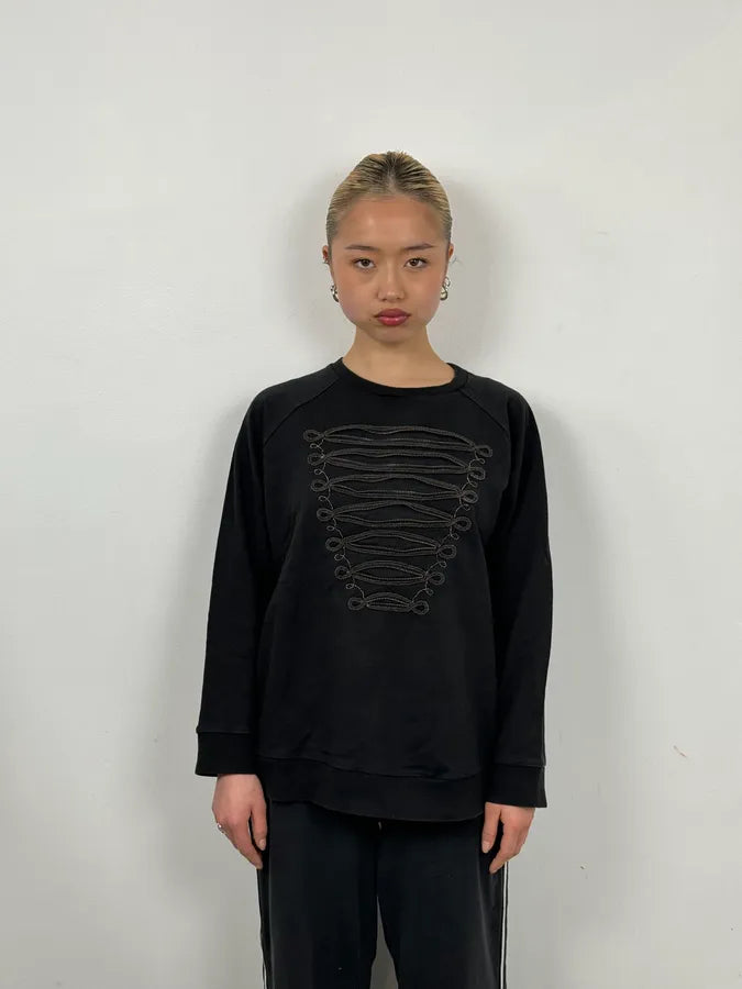 2010s Pierre Balmain Officer Cotton Sweater  KZGVSyA 1