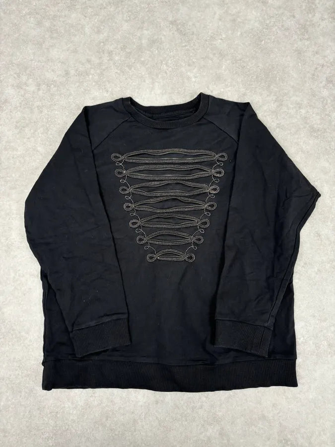 2010s Pierre Balmain Officer Cotton Sweater  KZGVSyA 0