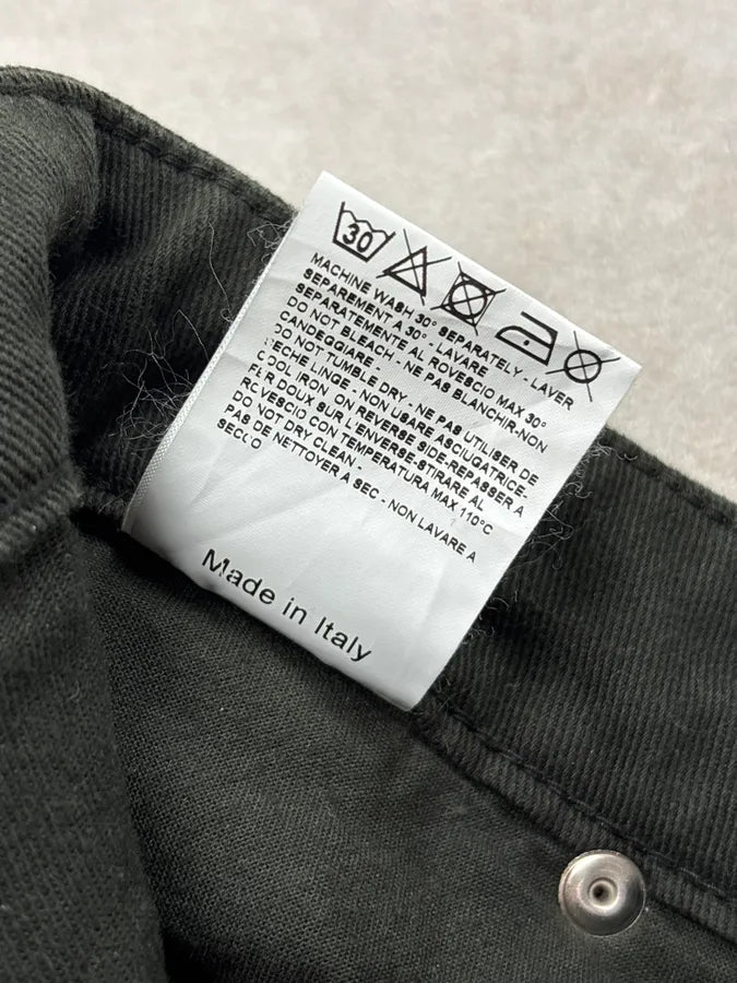 2010s Pierre Balmain Dark Green Denim Distressed Jeans dsnMbMy 9