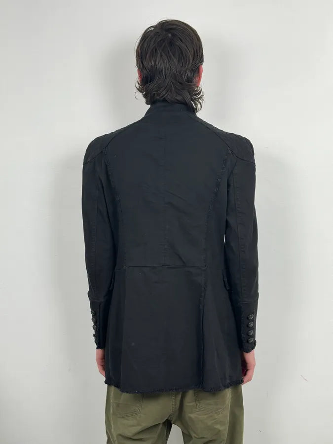 Pierre Balmain Black Double-Breasted Officer Napoleon Jacket REZjpol 2