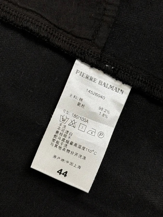 Pierre Balmain Black Double-Breasted Officer Napoleon Jacket REZjpol 10