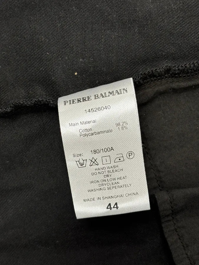 Pierre Balmain Black Double-Breasted Officer Napoleon Jacket REZjpol 11
