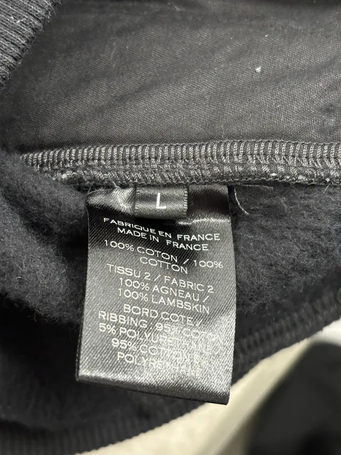 2010s Balmain Black Quilted Leather Pocket Sweater vyQKvKV 9