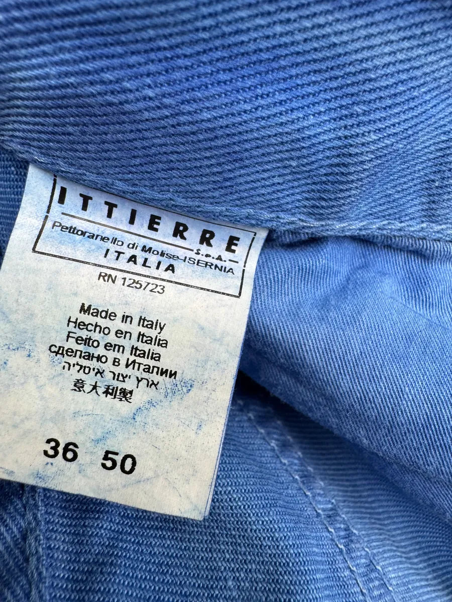 SS2012 Pierre Balmain Blue Electric Denim Jeans BAnDvrP 12