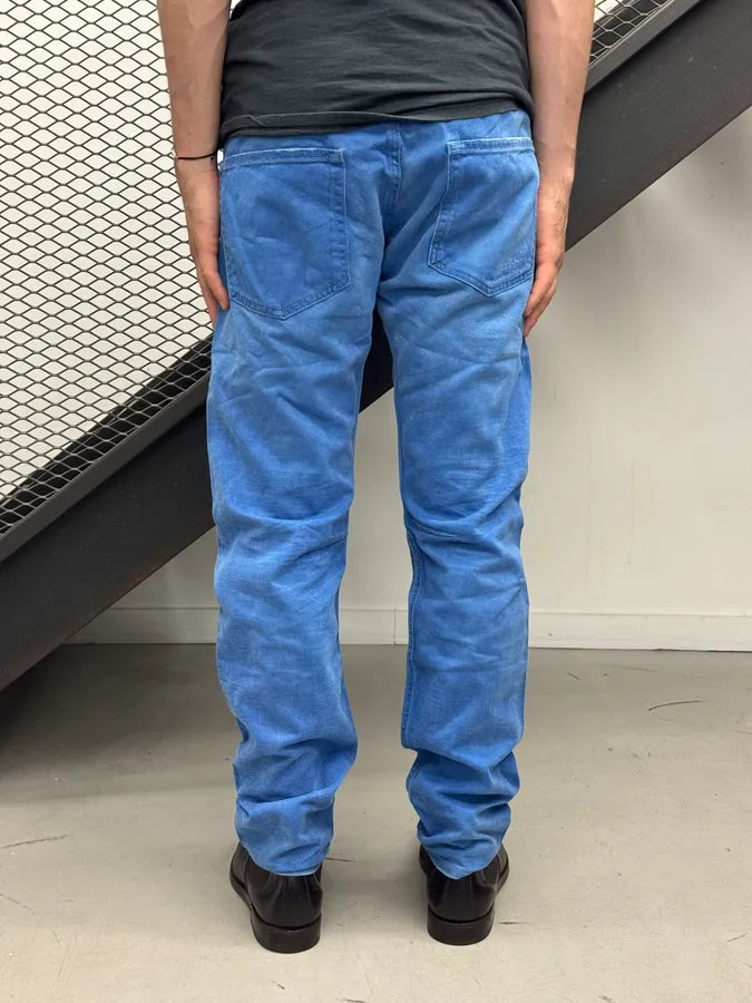 SS2012 Pierre Balmain Blue Electric Denim Jeans BAnDvrP 5