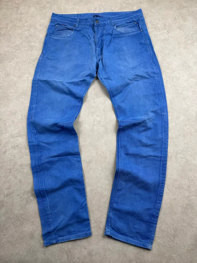 SS2012 Pierre Balmain Blue Electric Denim Jeans BAnDvrP 0