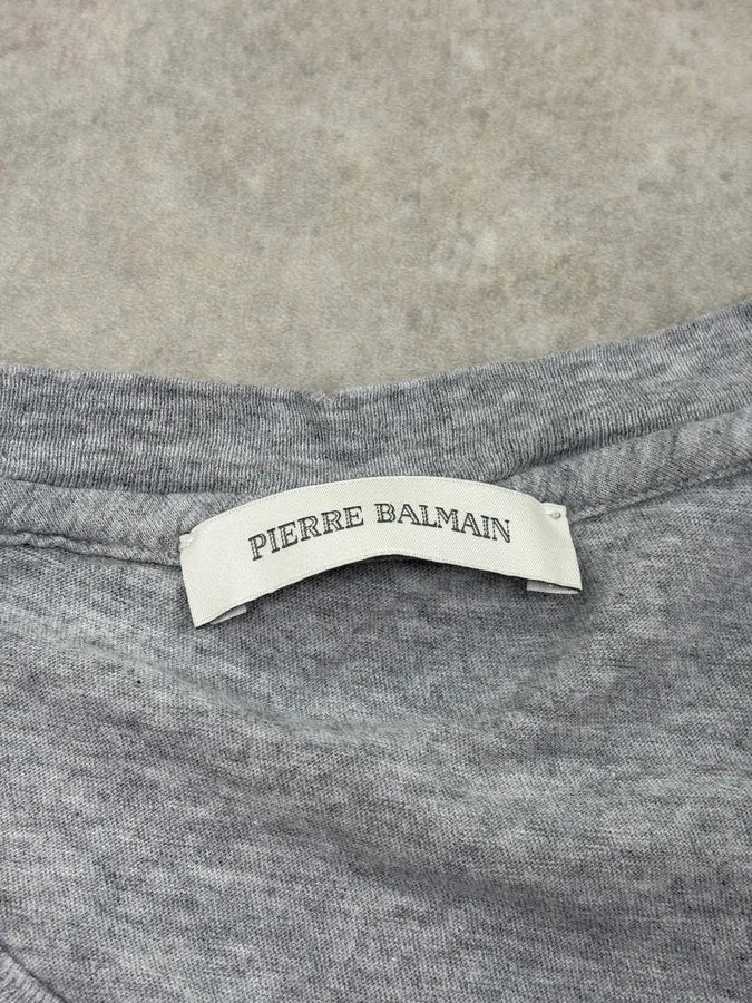 SS2013 Pierre Balmain Grey Moon Display Tank Top PKfvPkL 6
