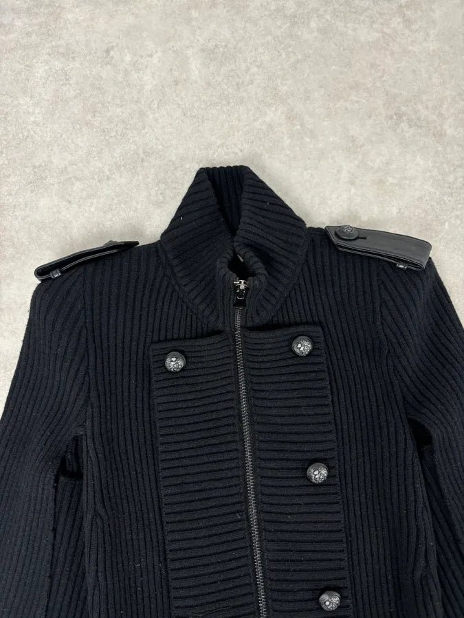 Pierre Balmain Napoleon Buttoned Wool Relaxed Sweater ERCfrTL 4