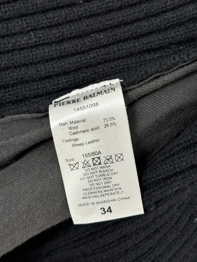 Pierre Balmain Napoleon Buttoned Wool Relaxed Sweater ERCfrTL 11