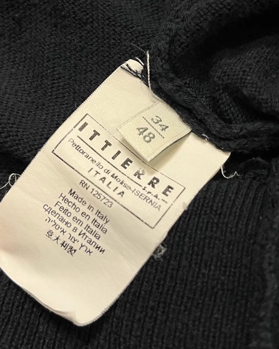 Pierre Balmain Navy & Orange Contrast Stitch Cardigan OOxFcCZ 10