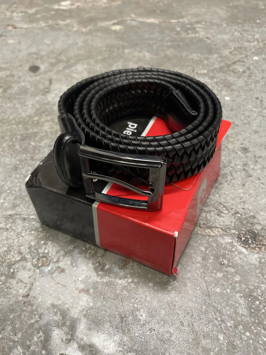 Pierre Cardin Black Leather Premium Belt (OS) 1