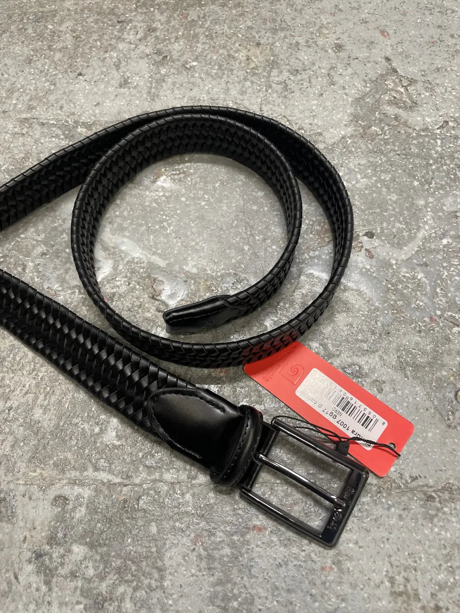 Pierre Cardin Black Leather Premium Belt (OS) 2