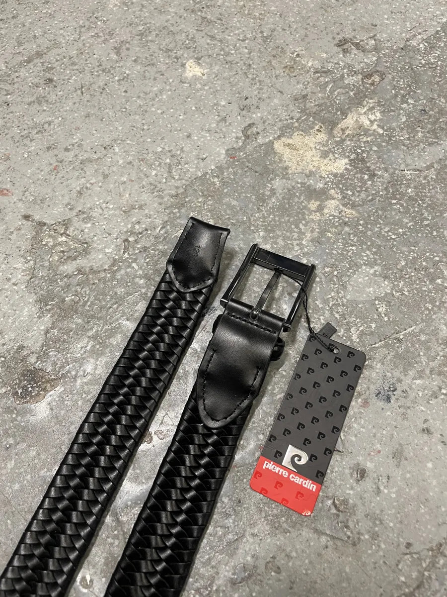 Pierre Cardin Black Leather Premium Belt (OS) 6