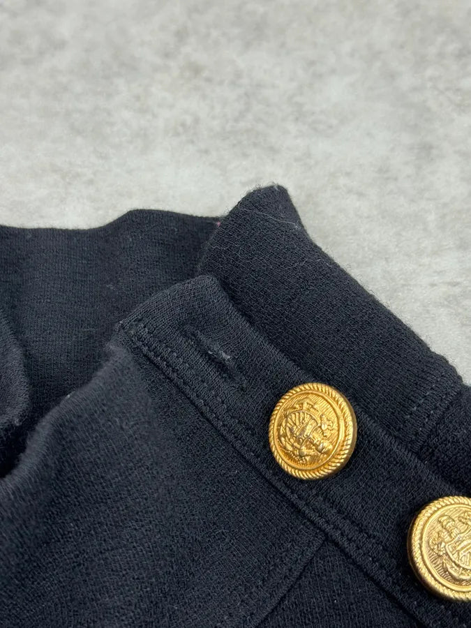 Plein Sud Black Buttoned Dress fvIcBIP 10