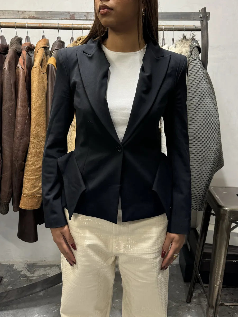 Plein Sud Black Contemporary Blazer DmtcKyA 2