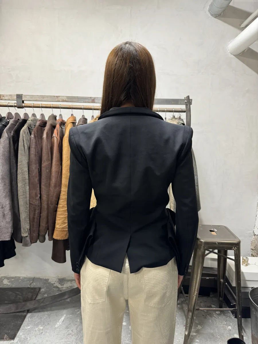 Plein Sud Black Contemporary Blazer DmtcKyA 3