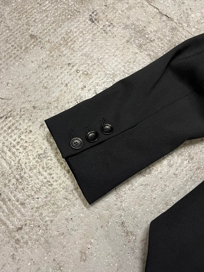 Plein Sud Black Contemporary Blazer DmtcKyA 5
