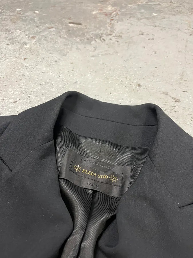 Plein Sud Black Contemporary Blazer DmtcKyA 8