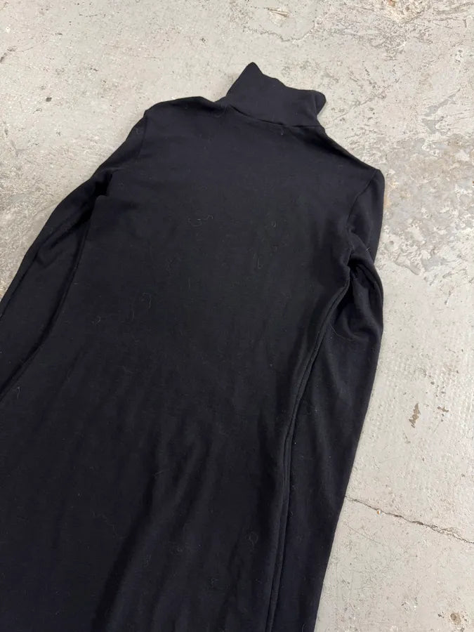 Plein Sud Black High Neck Midi Dress (S/M) 3