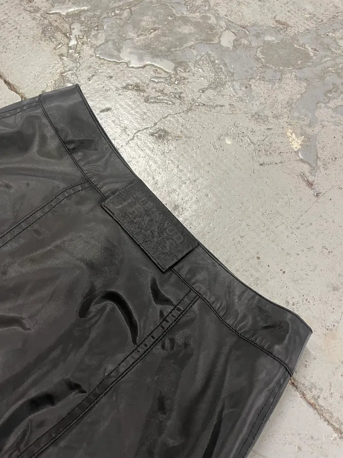 Plein Sud Black Nylon Cargo Multi-Pocket Maxi Skirt Tptymxo 8